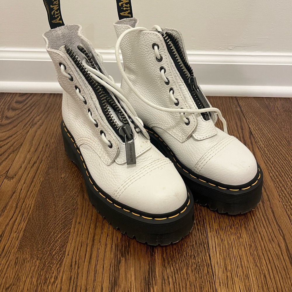Dr. Martens White Sinclair Boots